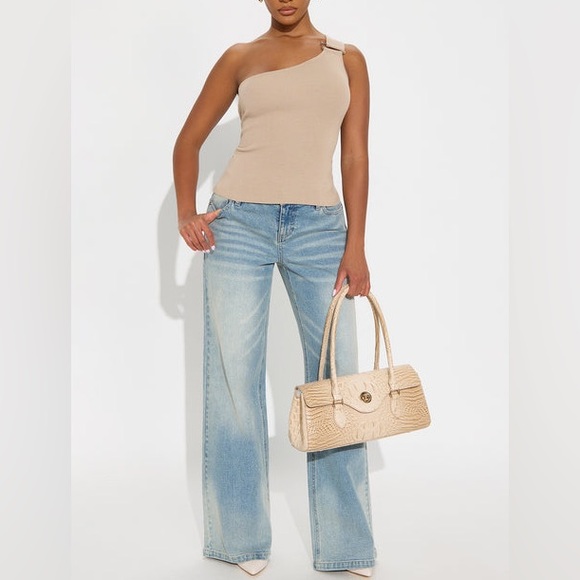 🧷NWT One-Shoulder Hardware Top Sz XL🧷 - Picture 2 of 5